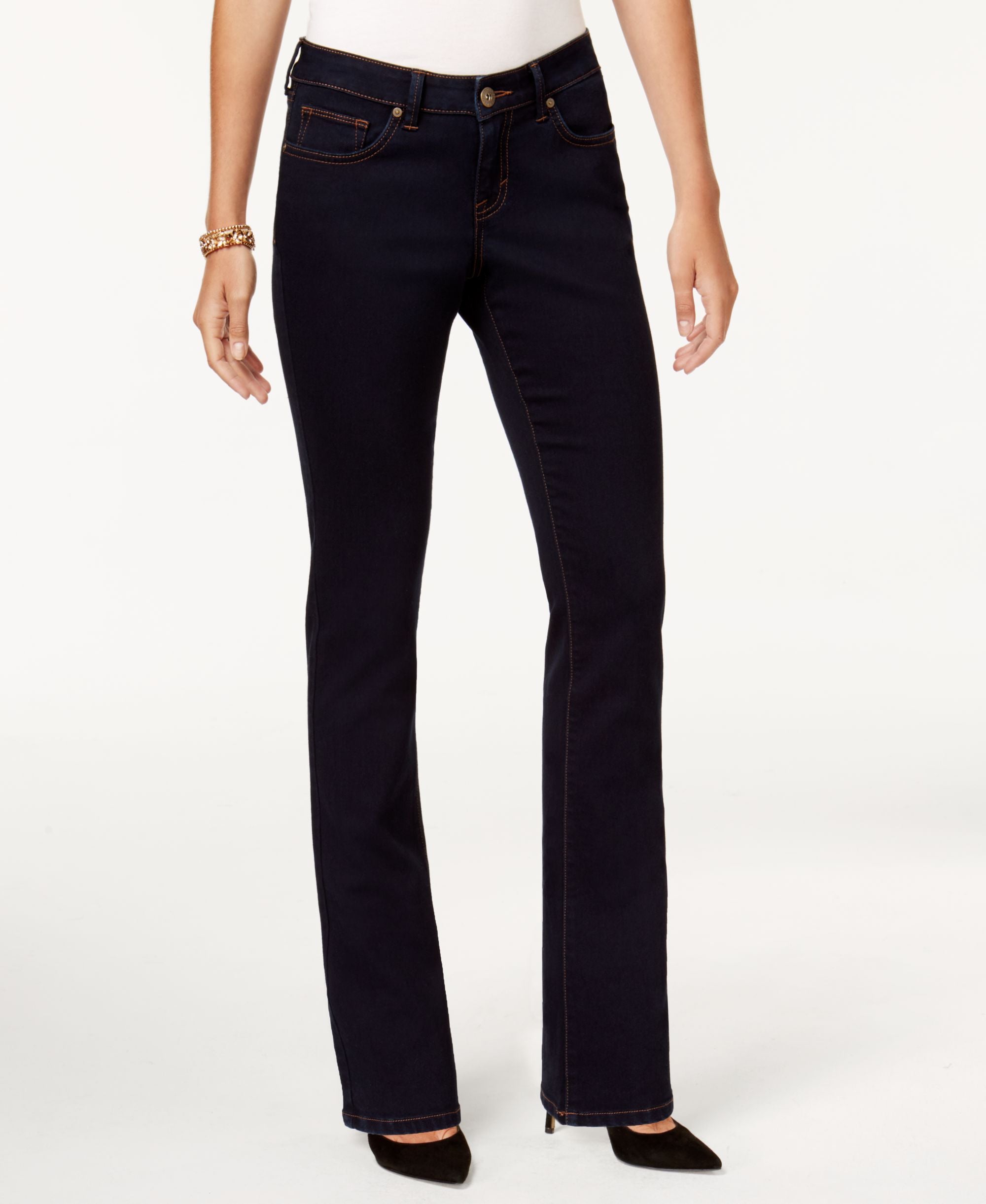 Style & Co. Curvy Fit Boot-Cut Premium Jeans Long Lengths