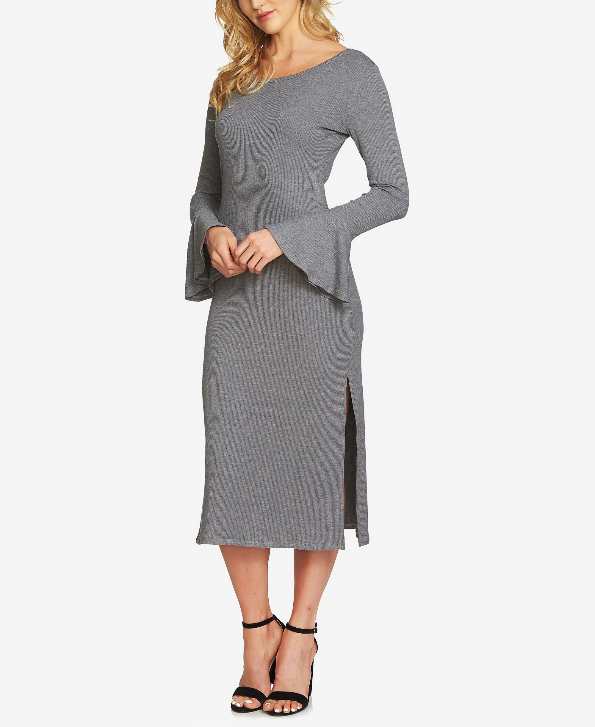 1.State Bell Sleeve Midi Dress