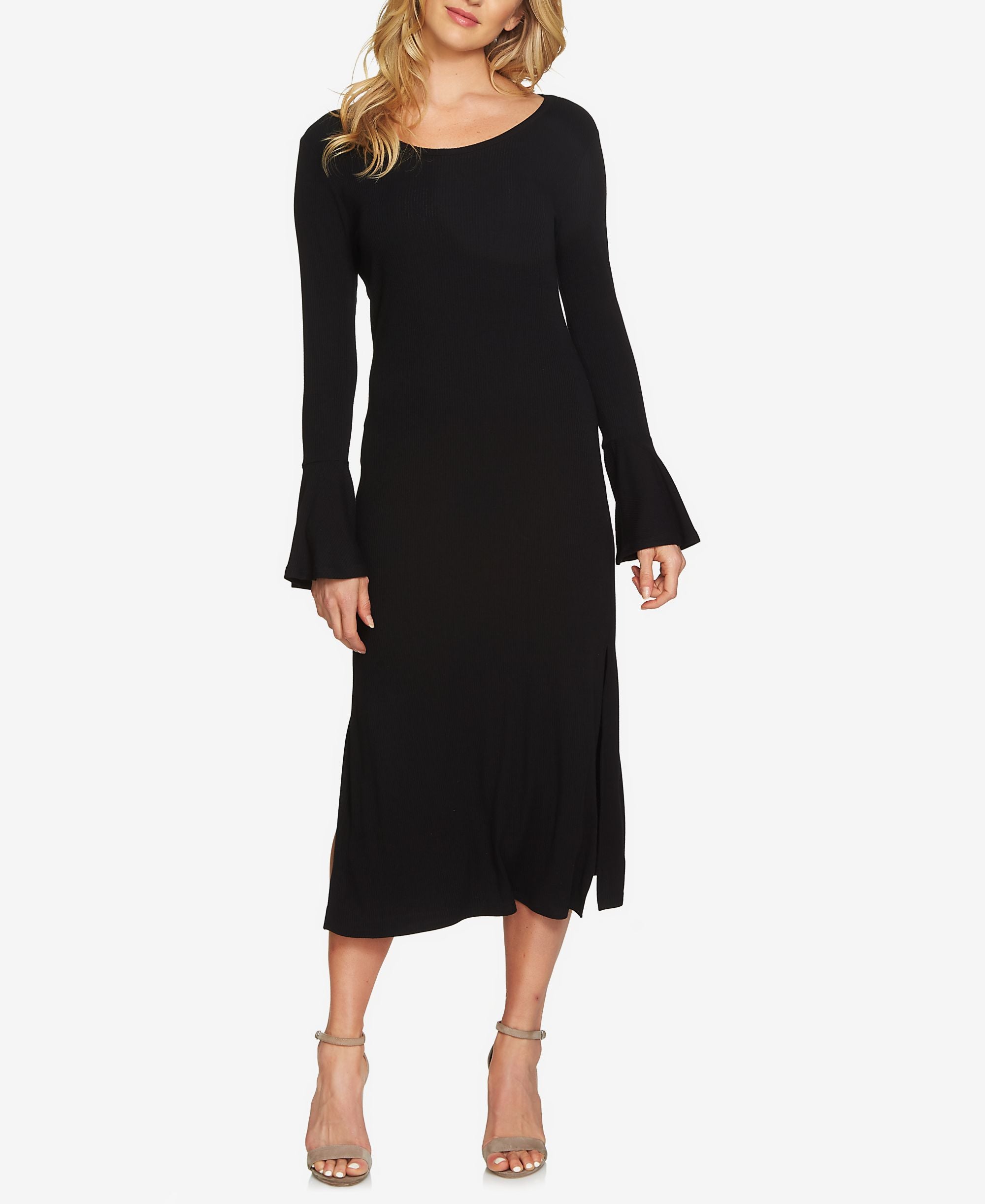 1.State Bell Sleeve Midi Dress
