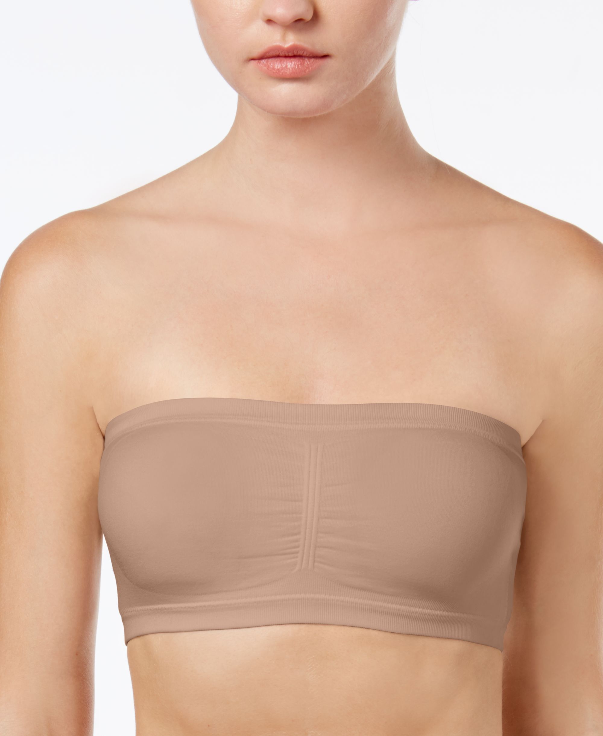 Material Girl Performance Juniors Seamless Bandeau Premium Top
