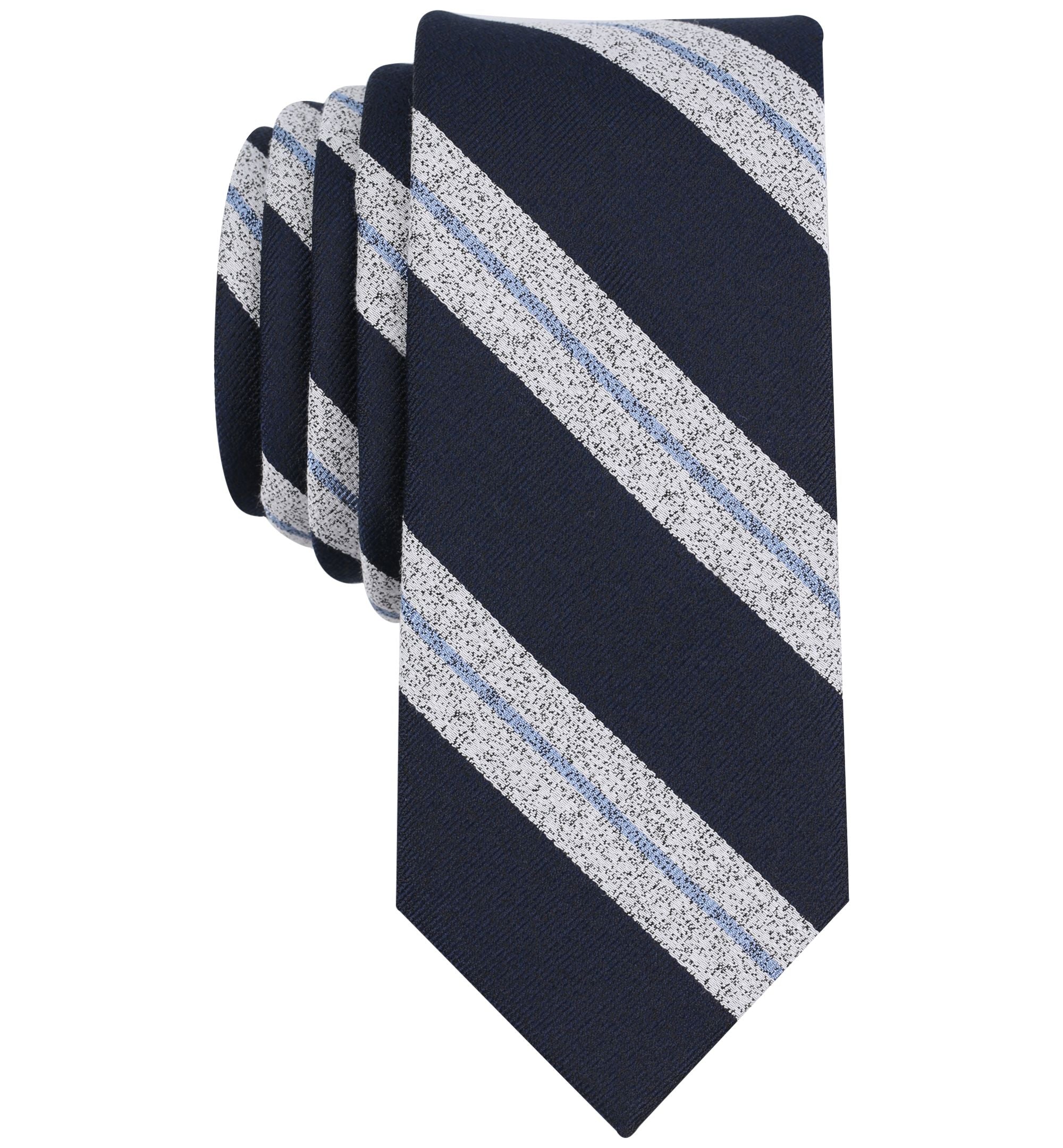 Men's Munder Stripe Skinny-Fit Tie