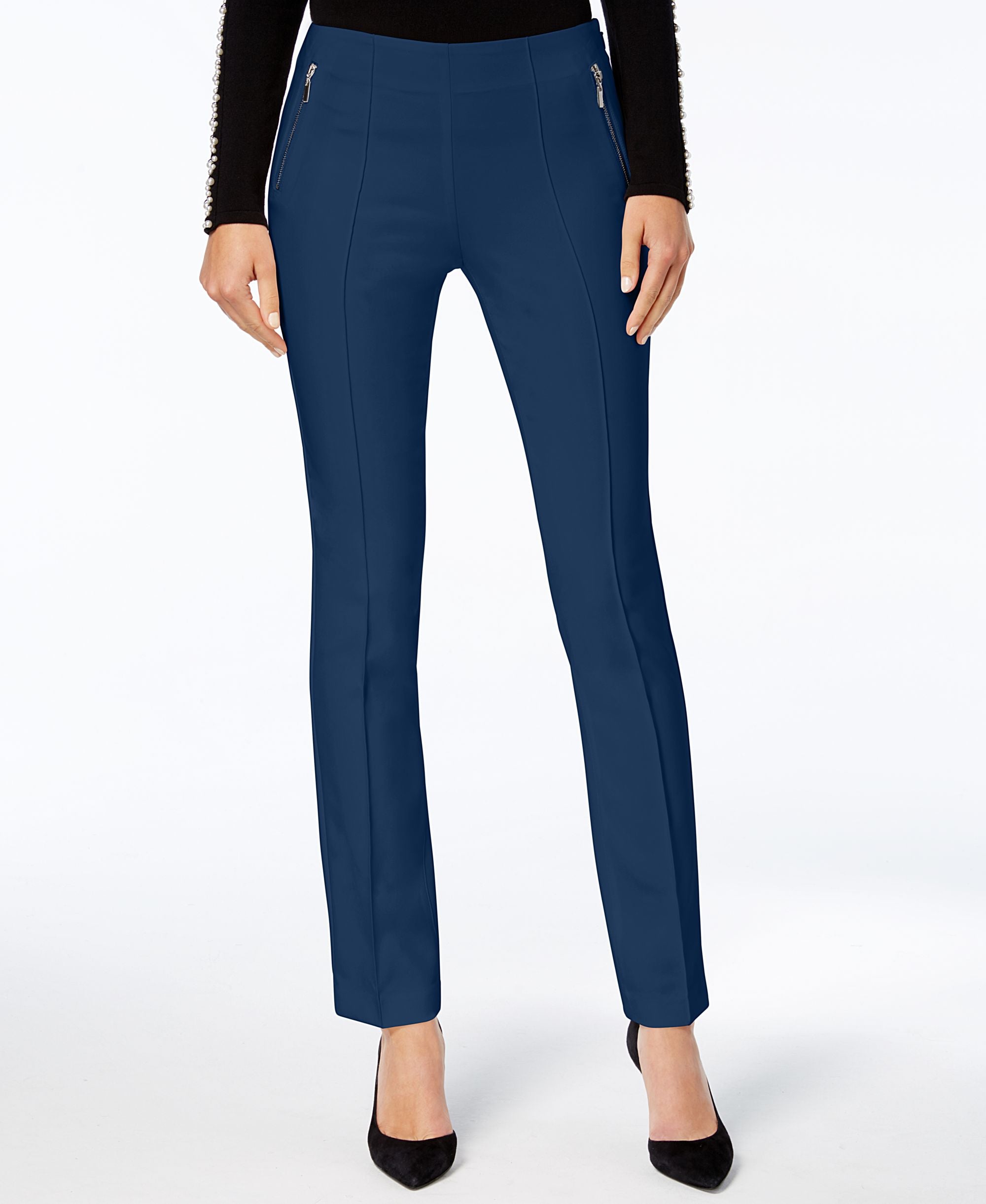 Curvy Fit Skinny-Fit Signature Pants