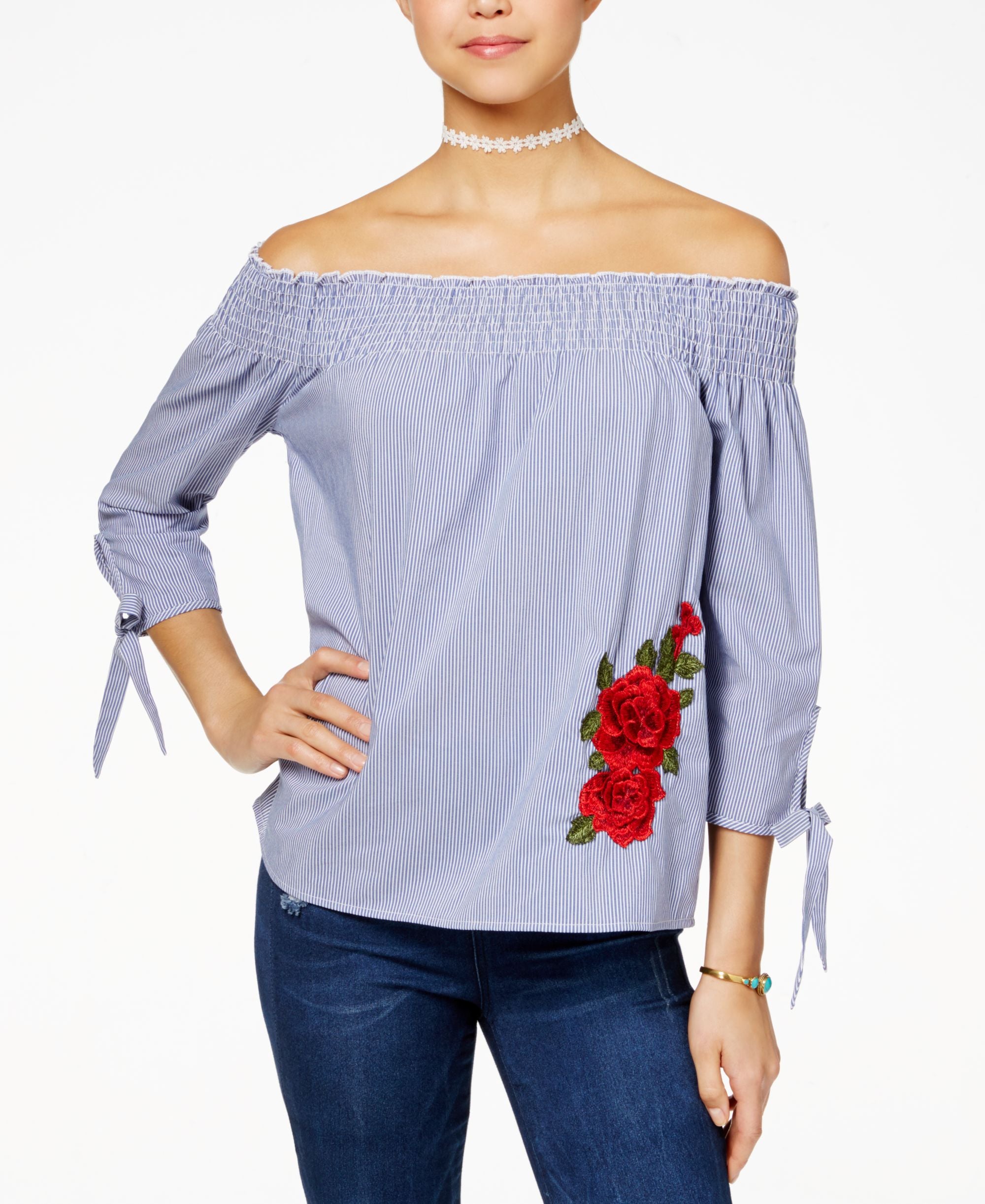 Juniors' Off-The-Shoulder Premium Top
