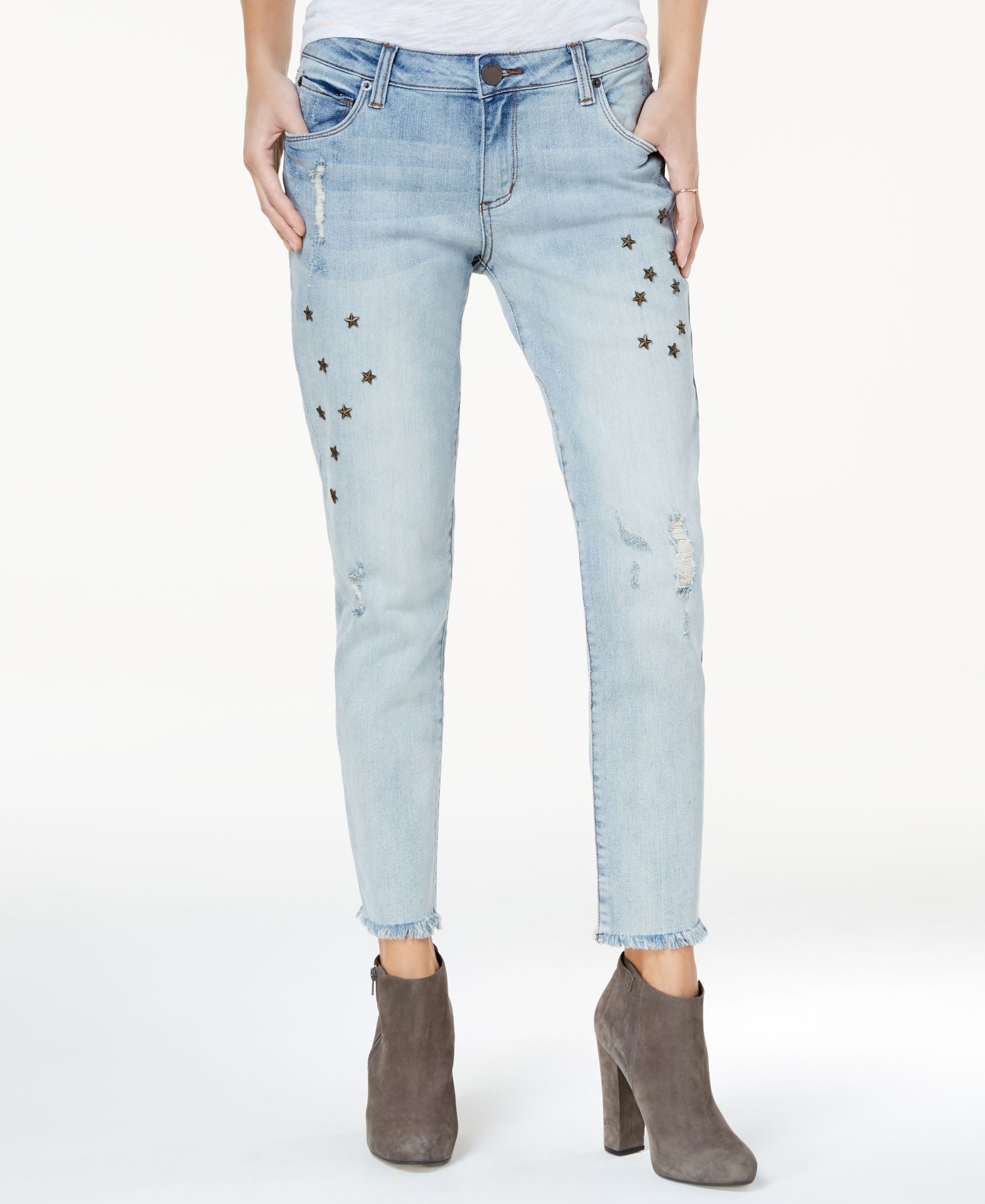 Sts Blue Taylor Straight-Cut Star Studded Premium Jeans