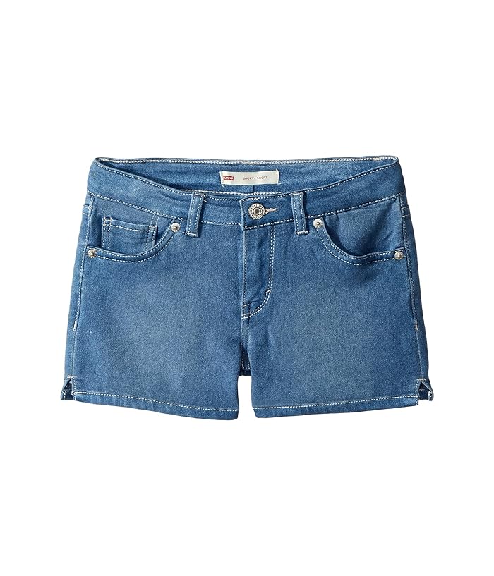 Levi's Girls' Jean Premium Shorts - Indigo Light Wash