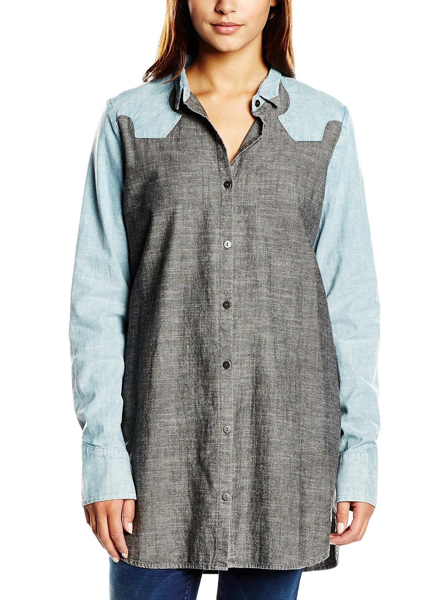 Diesel Womens Sutcliffe Modern Shirt Grey