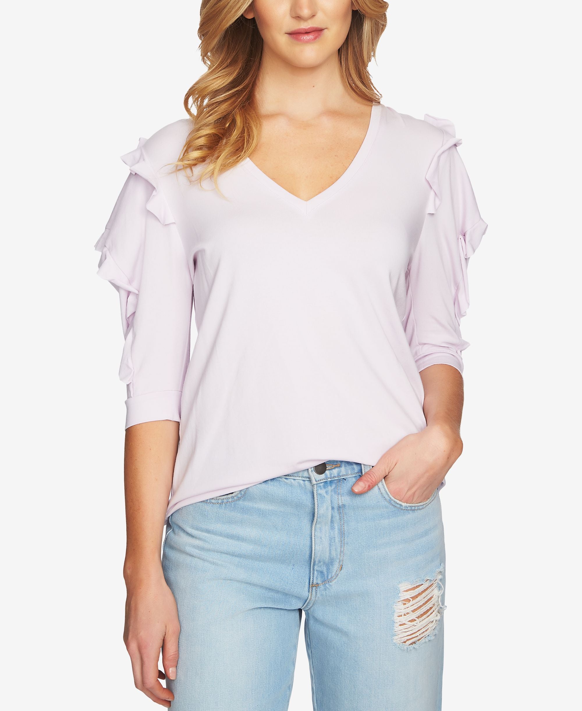 1.State Puff Shoulder Premium Top