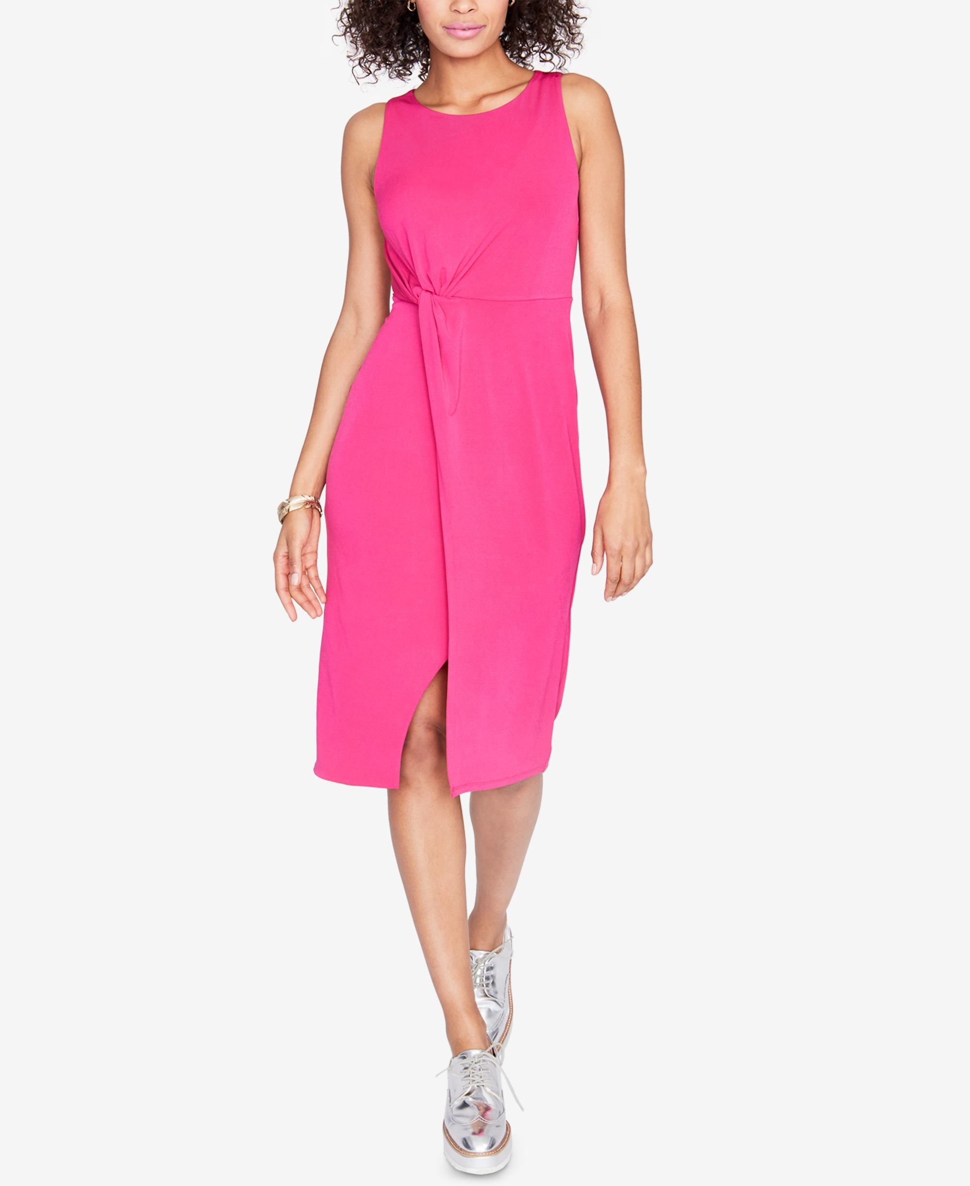 Rachel Rachel Roy Knot Front Slit Modern Skirt Dress