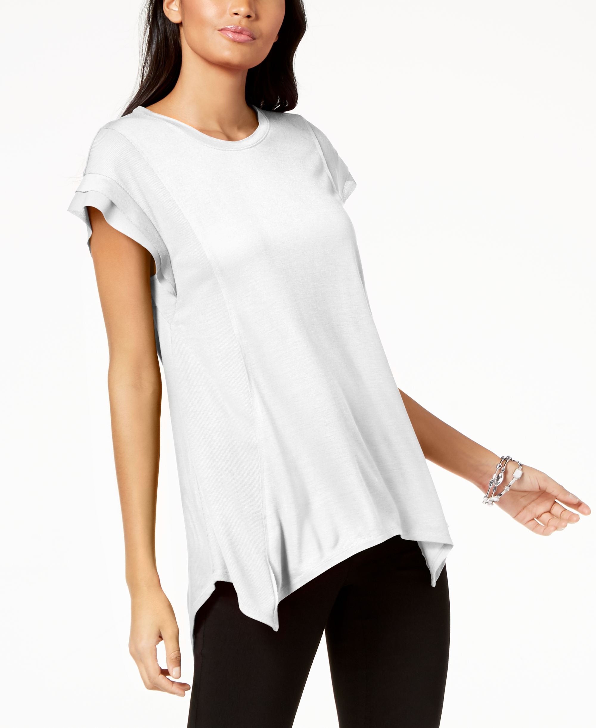Asymmetrical Contrast Detail Premium Top