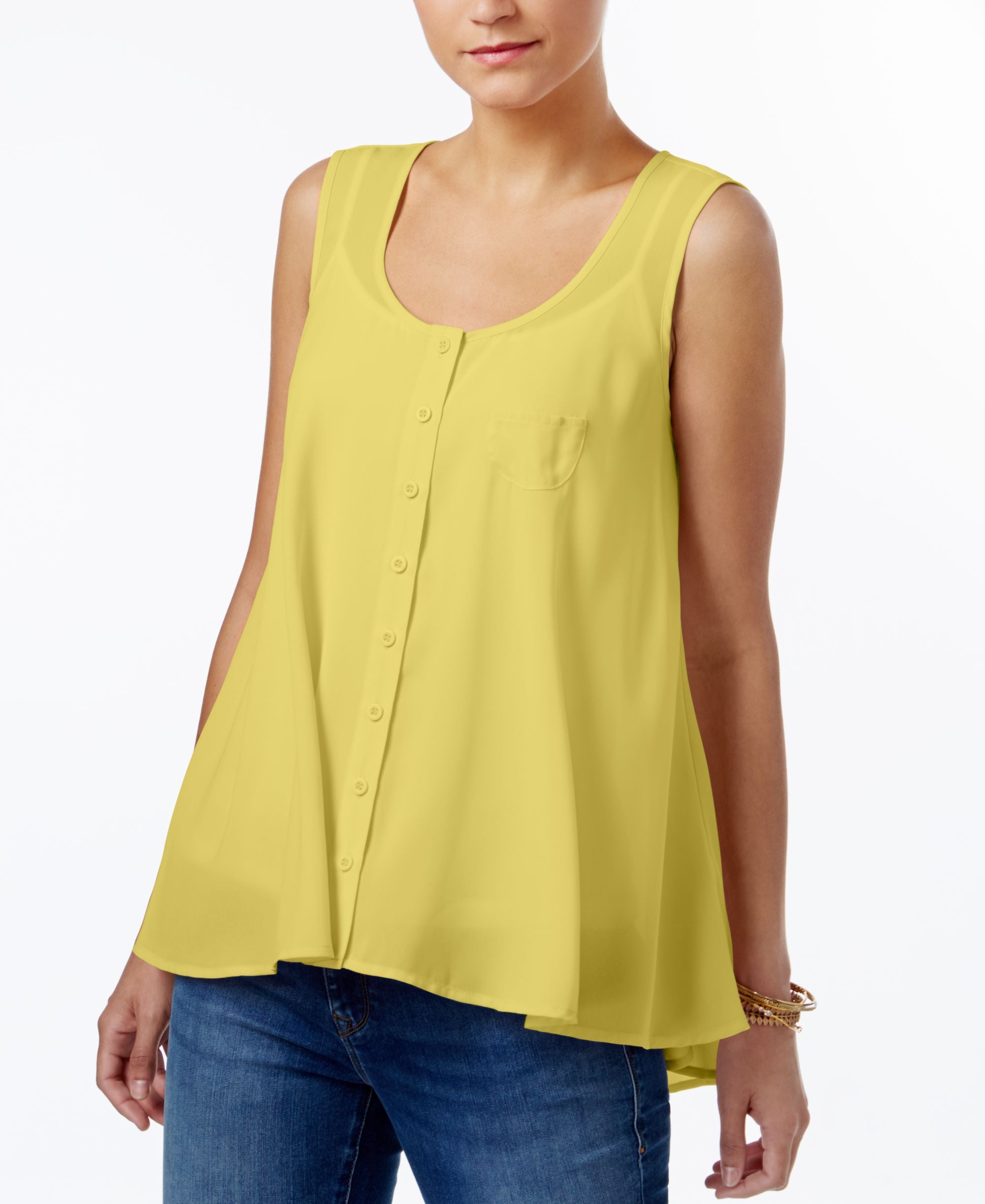 Swing Sleeveless Signature Blouse