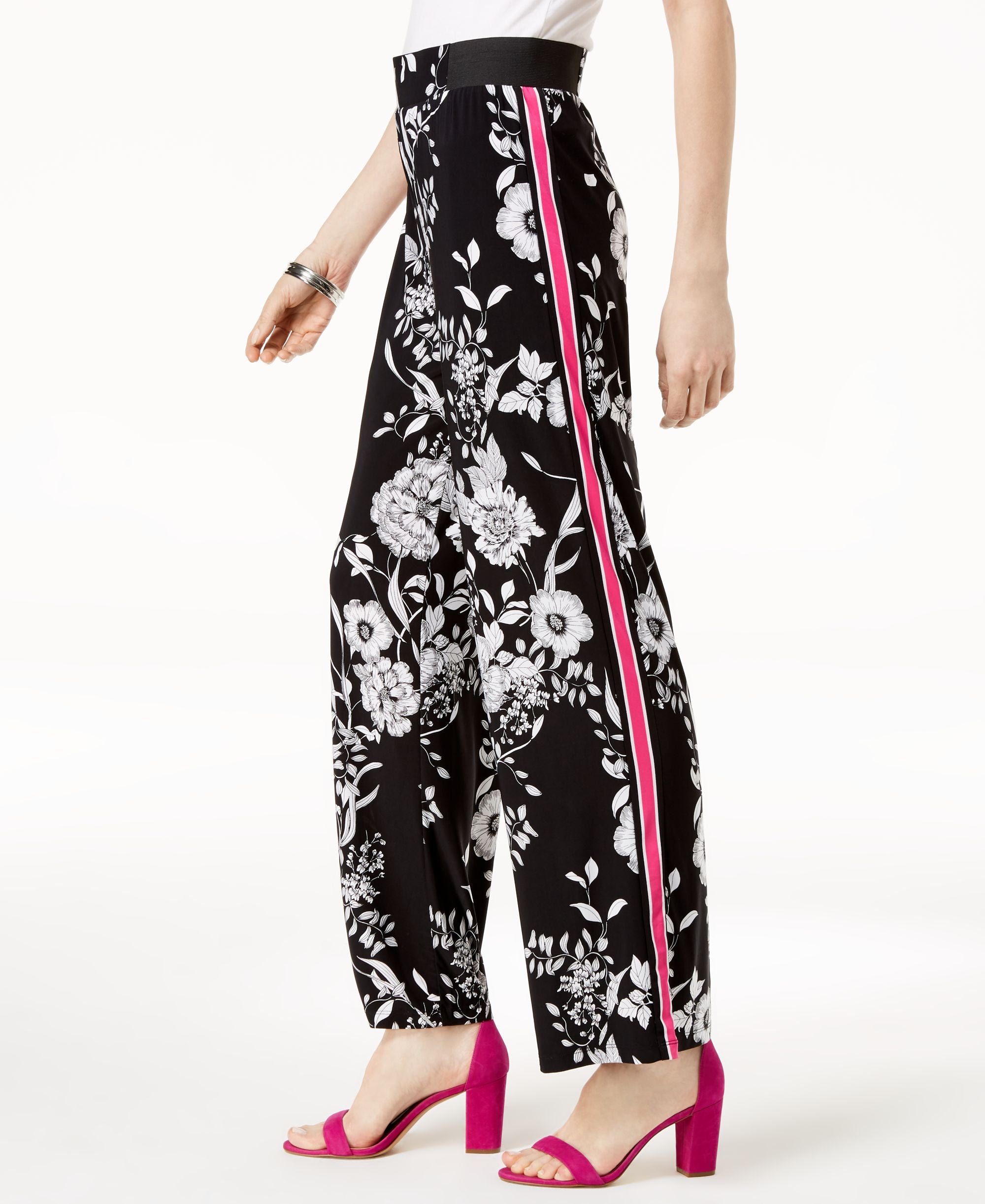Side Stripe Palazzo Signature Pants
