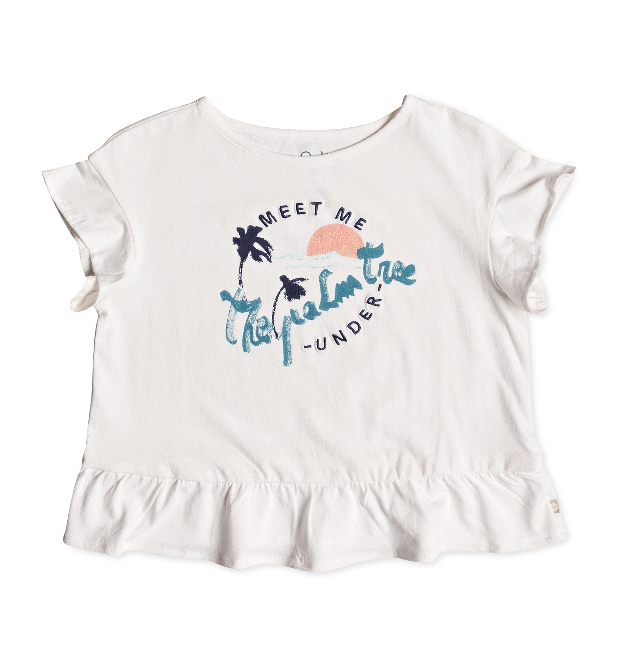 Graphic-Print Cotton T-Modern Shirt, Little Girls