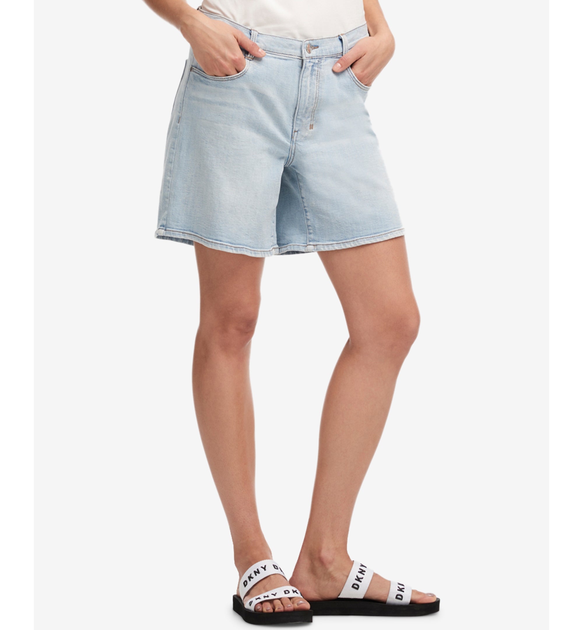 Light Wash Denim Premium Shorts