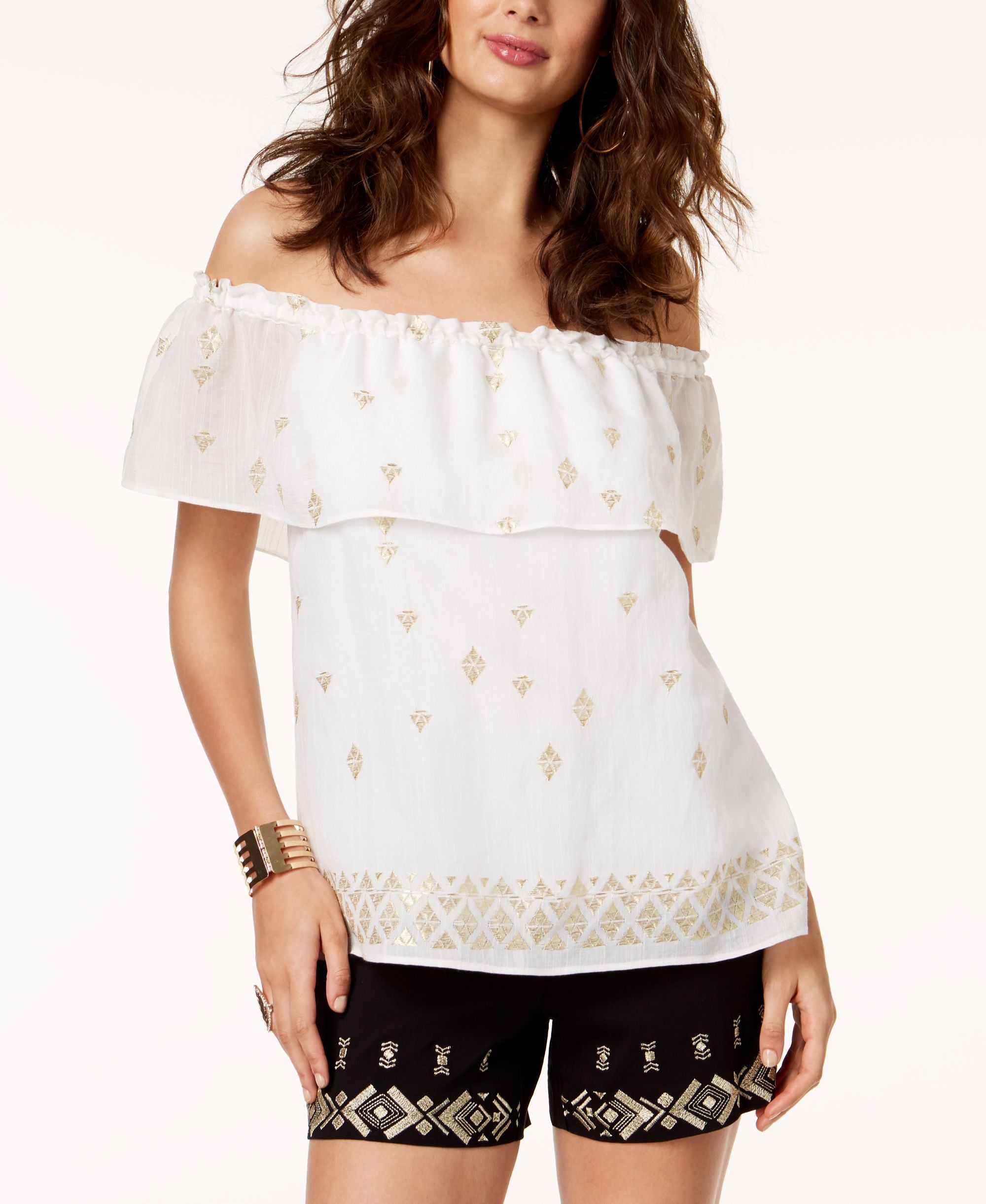 Thalia Sodi Off The Shoulder Premium Top