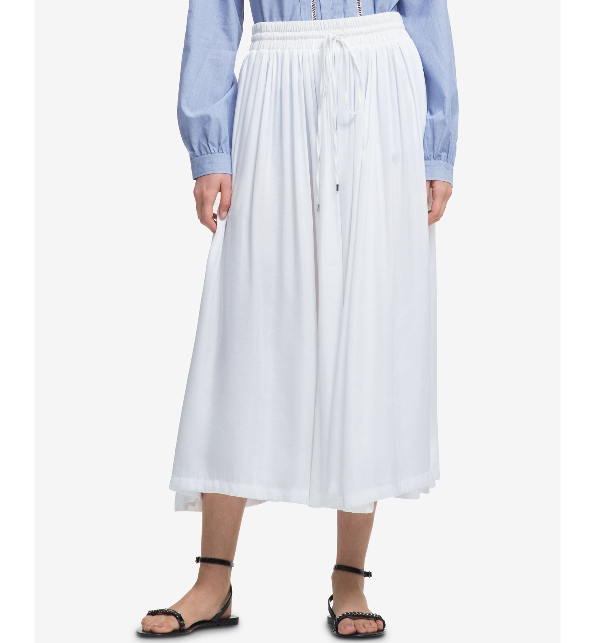 Pull-On Midi Modern Skirt