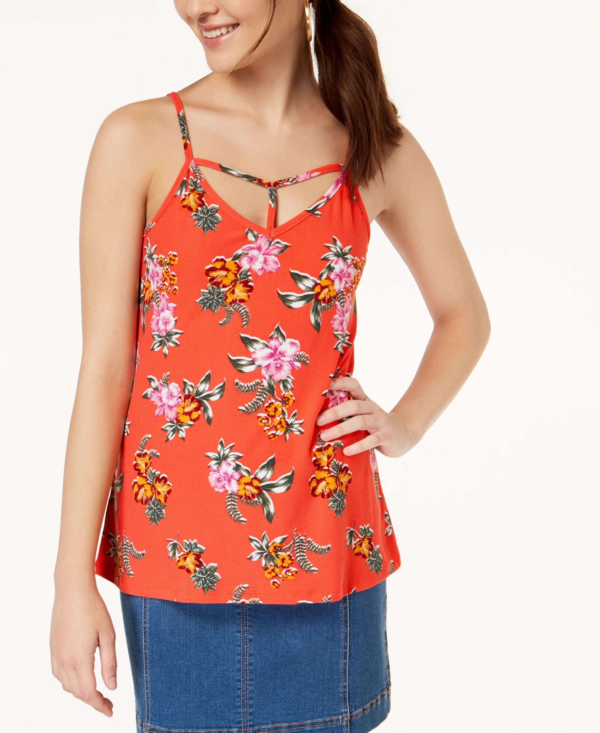 By Ikeddi Juniors' Printed Two-Way Tank Premium Top