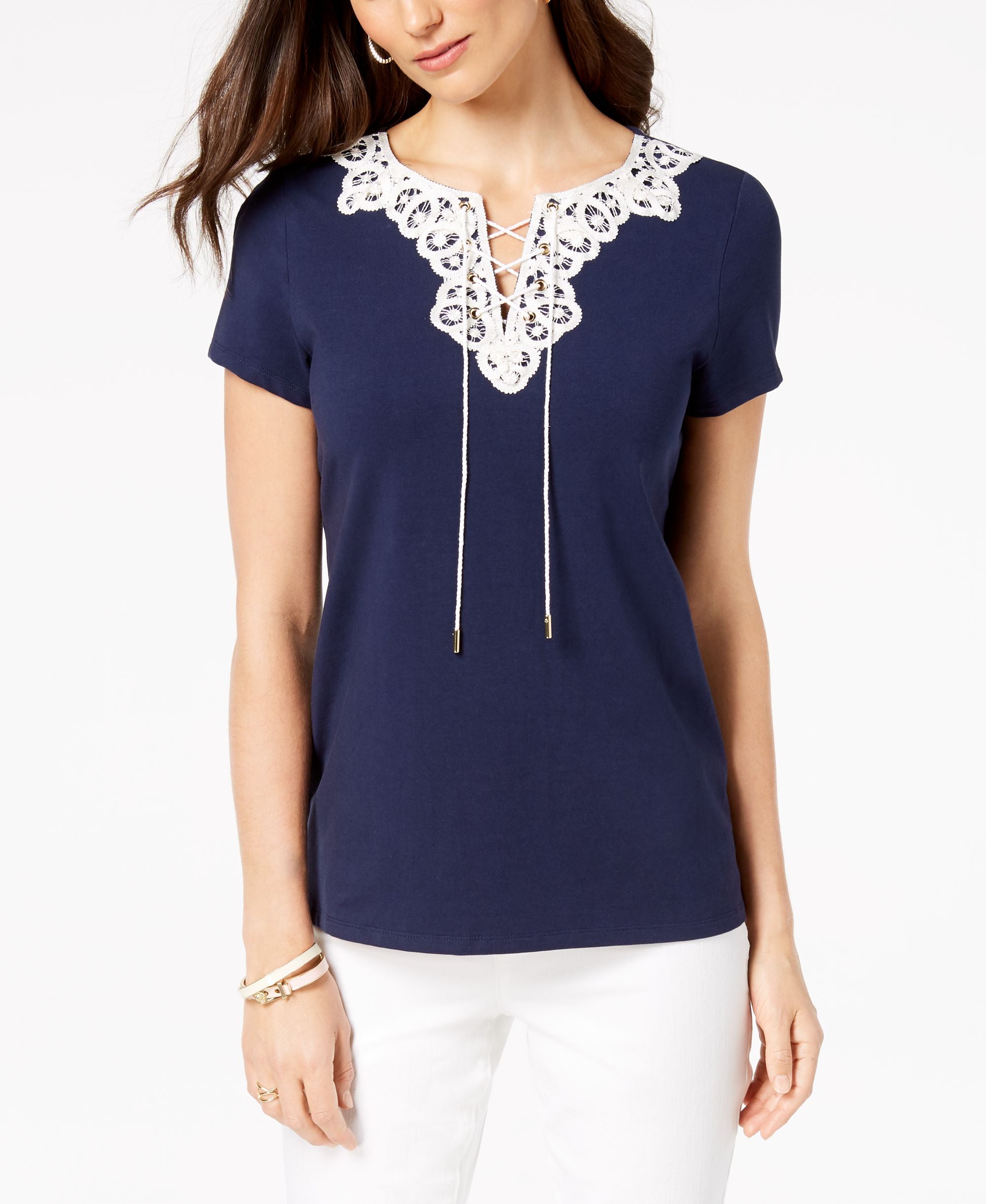 Lace-Up T-Modern Shirt