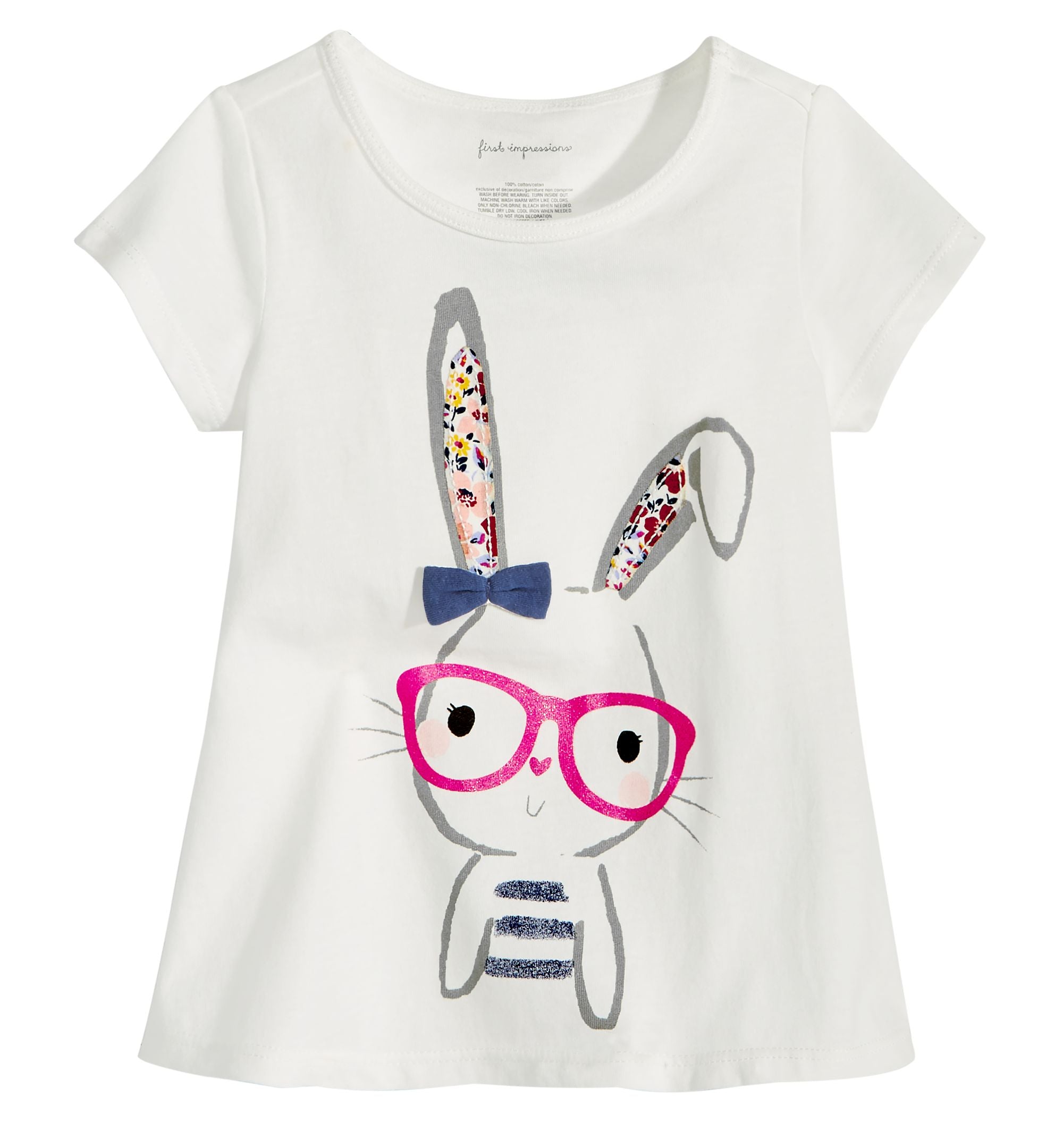 First Impressions Toddler Girls Graphic Print T-Modern Shirt