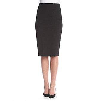 Crepe Pencil Midi Modern Skirt, Regular & Petite Sizes