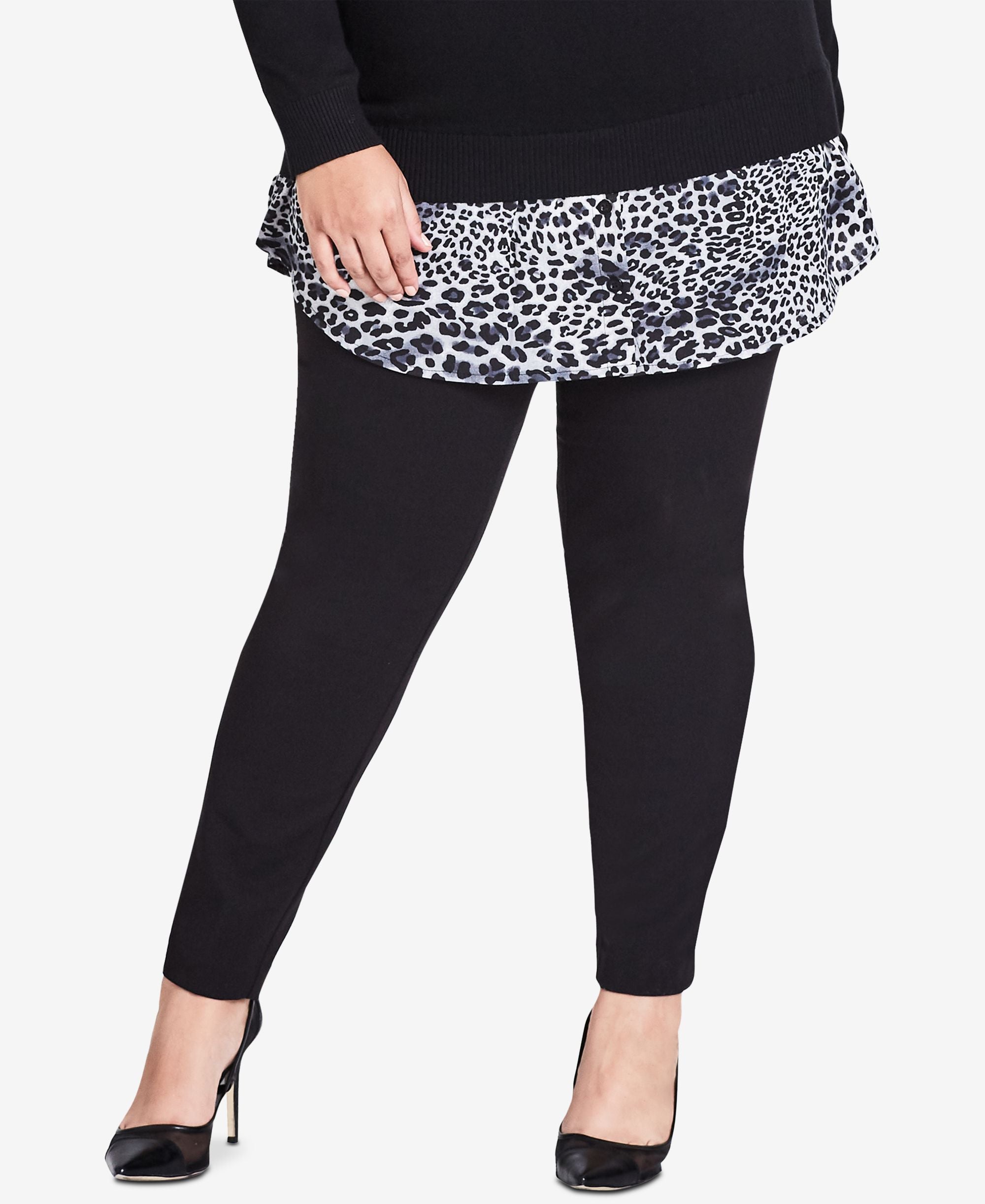 Modern Plus Size Skinny-Fit Signature Pants