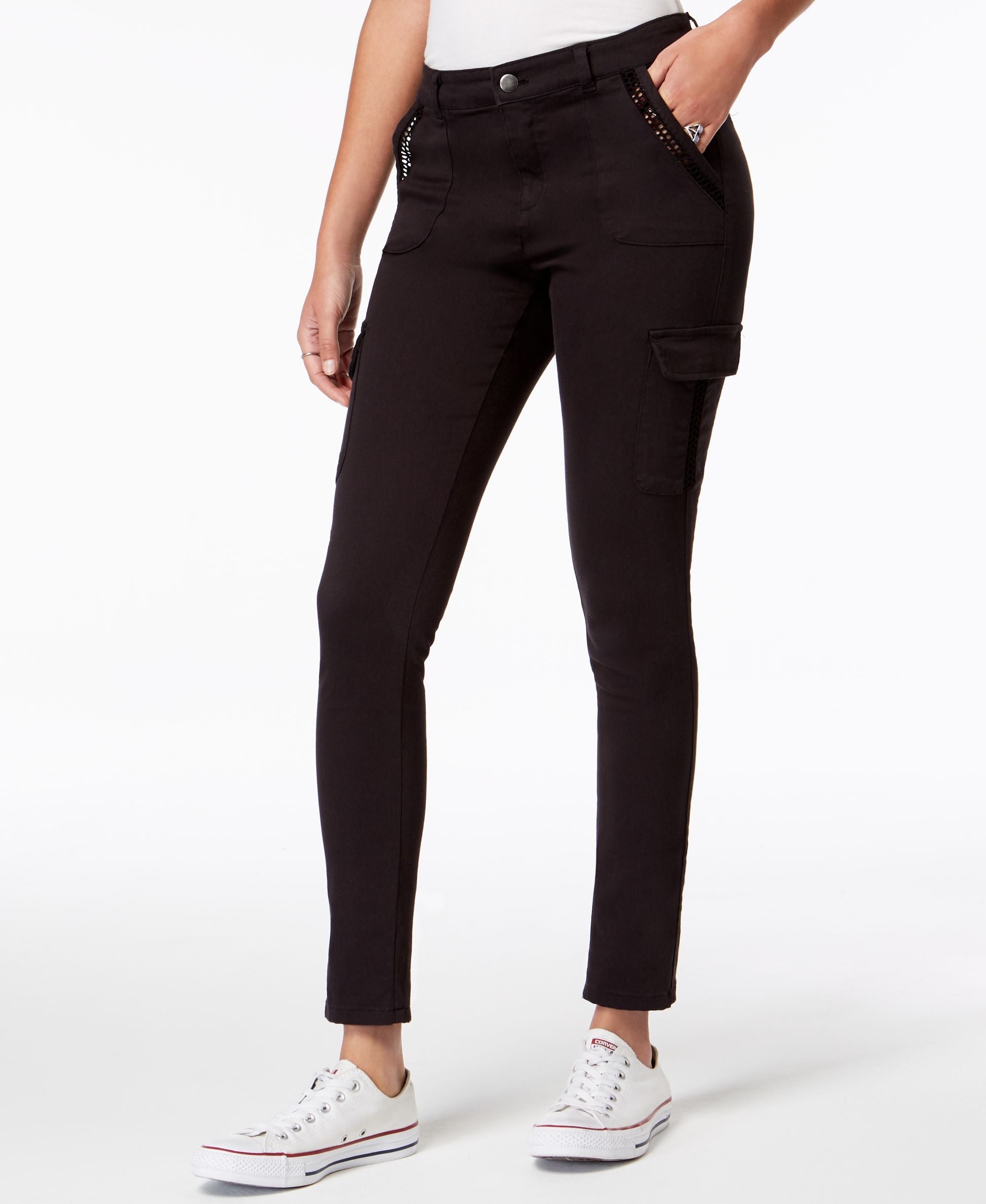 American Rag Juniors Skinny-Fit Cargo Signature Pants