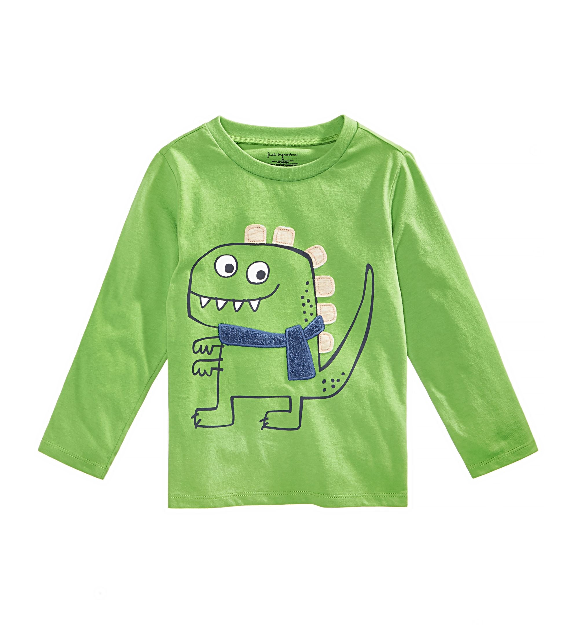 First Impressions Baby Boys Dino Print Graphic Cotton T-Modern Shirt