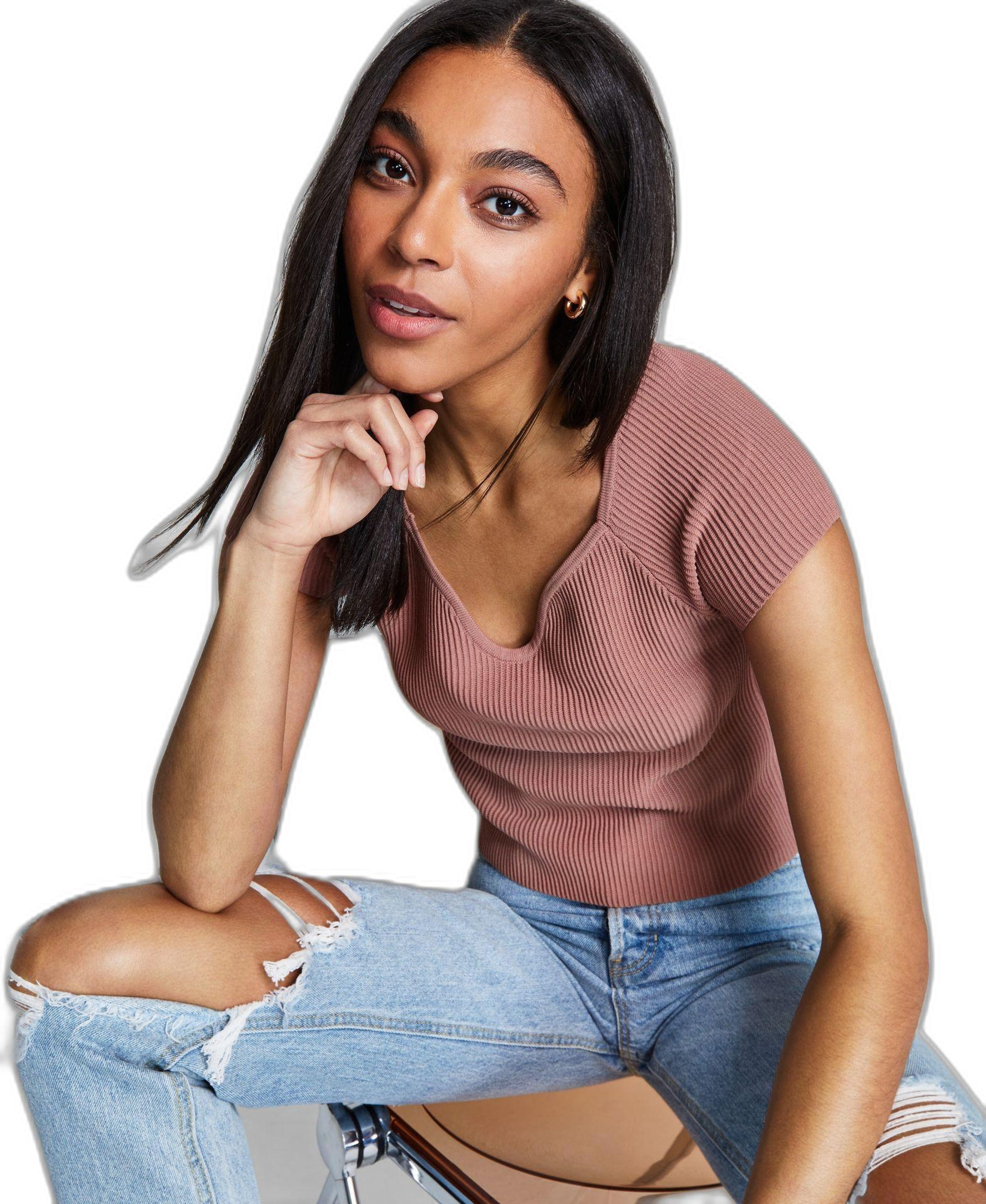 Women's Ottoman Sweetheart Premium Top