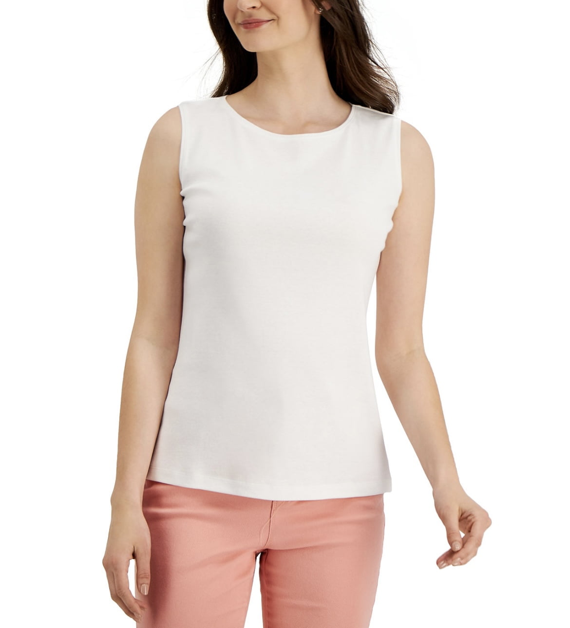 Cotton Scoop-Neck Premium Top