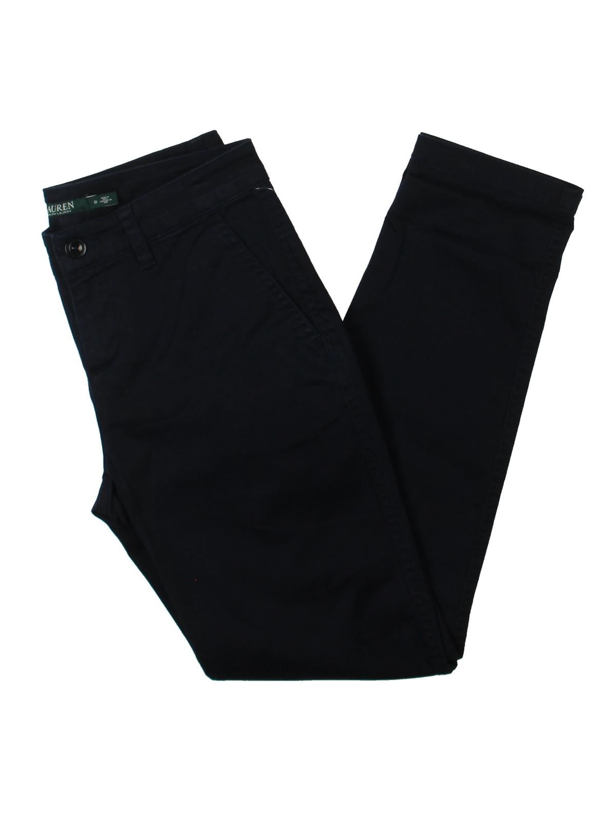 Lauren Ralph Lauren Straight-Cut Stretch Signature Pants