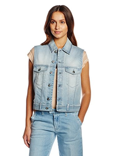 Diesel Ruiness Vest Denim Short-Sleeve